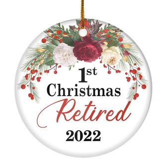 1st Retired Christmas Tree Ornament Collectible Holiday Retirement Gifts for Women or Men Decoration Christmas Tree Ornament - Thegiftio UK