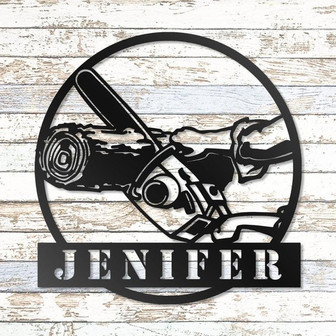 Custom Arborist Metal Wall Art | Personalized Arborist Metal Sign | Gift for Logger | Gift for Lumberjack - Thegiftio UK