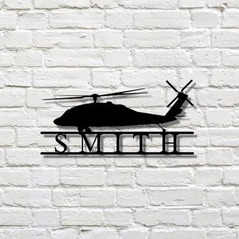 Custom Helicopter Sign, Personalized Man Cave Sign Metal, Custom Man Cave Sign - Thegiftio UK