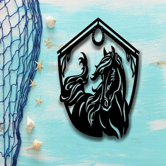 Custom Horse Sign Metal Ranch Sign Metal Sign Custom Metal Ranch Sign Farmhouse Decor Outdoor Family Name Sign Custom Horses Fence - Thegiftio UK