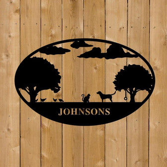 Custom Metal Farm Sign Metal Farm Sign Metal Wall Art Farmhouse Decor Family Name Sign Housewarming Metal Sign For Farmer - Thegiftio UK