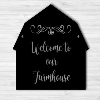 Farmhouse Sign Farmhouse Decore Welcome To Our Farmhouse Farmhouse Wall Decor Welcome Sign - Thegiftio UK