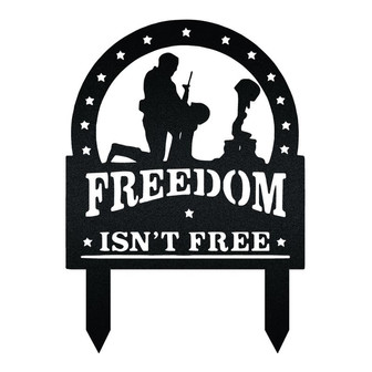 Freedom Isn't Free Metal Wall Art Living Room Decoration, Gift For Veteran - Thegiftio
