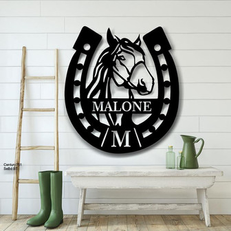 Horse Farm Metal Sign Custom Metal Sign For Farm Sign For Barn Horse Wall Decor Metal Sign For A Ranch Horse Ranch Sign Horse Farm Sign - Thegiftio UK