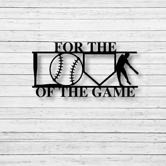 Metal Baseball Sign Metal Sports Sign Metal Wall Art Farmhouse Decor Office Wall Art Housewarming Metal Sign For Athlete - Thegiftio