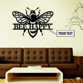 Metal Bee Sign Honey Bee Family Sign Bee Decor Farmhouse Bumble Bee Sign Custom Porch Sign Beekeeper Gift Bee Apiary Sign - Thegiftio