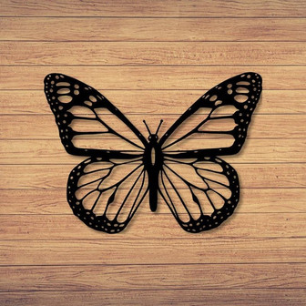 Metal Butterfly Sign Farmhouse Decor Wall Decor Outdoor Decor Metal Sign - Thegiftio UK