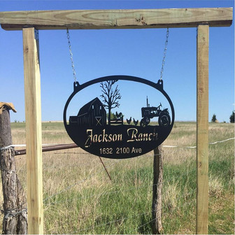 Metal Chicken Farm Sign Barnchickens Tractor Sign With Your Name Metal Wall Art Metal House Sign - Thegiftio UK