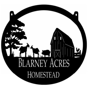 Metal Farm Sign With Barn And Goats Pig Chicken Sign With Your Name Metal Wall Art Metal House Sign - Thegiftio UK