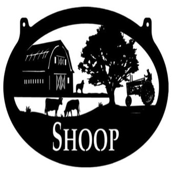 Metal Farm Sign Cows Barn Tractor Sign Laser Cut Metal Sign Metal Wall Art Metal House Sign - Thegiftio UK