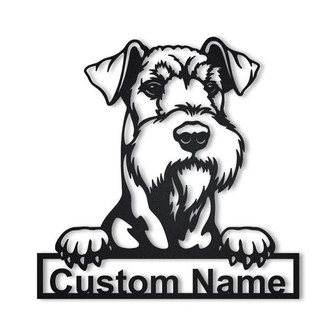 Personalized Airedale Terrier Dog Metal Sign Art | Custom Airedale Terrier Metal Sign | Airedale Terrier Funny | Dog Gift | Animal Custom