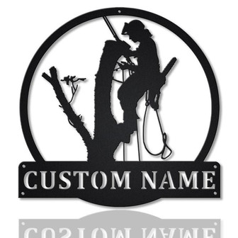 Personalized Arborists Metal Sign | Custom Arborists Metal Sign | Arborists Gift | Wedding Gift - Thegiftio UK