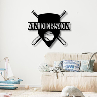 Personalized Baseball Academy Metal Sign - Thegiftio
