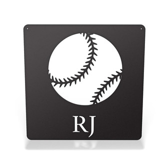 Personalized Baseball Metal Sign, Gift For Baseball Lover - Thegiftio