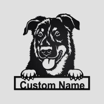Personalized Beauceron Dog Metal Sign | Beauceron Dog Metal Wall Art | Dog Metal Sign | Beauceron Dog Lover Gift| Dog Lover Gift | Beauceron - Thegiftio UK