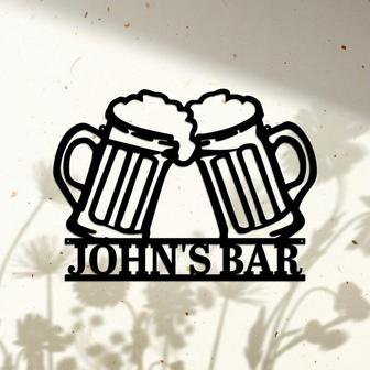 Personalized Beer Sign Zone Pub Club Decor Outdoor Wall Art Bar Decor, Gift For Beer Owner - Thegiftio UK