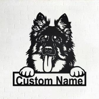 Personalized Bohemian Shepherd Cut Metal Sign, Dog Lover Metal Wall Art, Laser Cut Metal Signs - Thegiftio UK