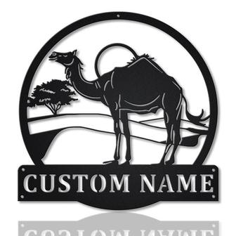 Personalized Camels Animal Metal Sign | Custom Camels Metal Sign | Hobbie Gifts | Birthday Gift | Camels Sign - Thegiftio UK