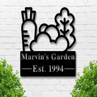 Personalized Garden Sign. Metal Garden Sign, Housewarming Gift - Thegiftio UK