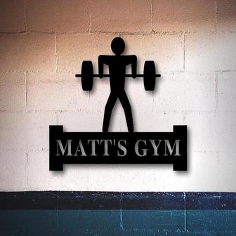 Personalized Metal Workout Sign, Welcome Sign for Front Porch, - Thegiftio UK