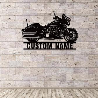 Personalized Motorcycle Metal Sign,Motorcycle Metal Wall Art,Custom Motocross Rider Name Signs - Thegiftio UK