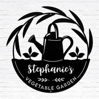 Personalized Vegetable Garden Sign | Gift for Gardener | Custom Vegetable Garden Name Sign | Personalized Gardening Gift - Thegiftio UK