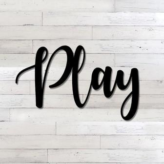 Play Script Word Sign Rustic Metal Hope Sign Housewarming Gift Farmhouse Decor Custom Holiday Decor Word Art - Thegiftio UK