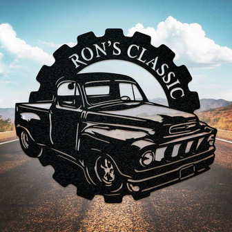 Studebaker Truck Classic Car Collection Metal sign - Thegiftio UK