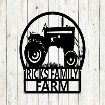 Tractor Custom Name Sign, Farm Sign, Cabin Sign, Tractor Sign - Thegiftio UK