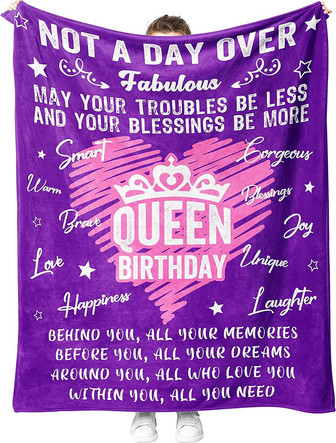 Birthday Gifts Blanket for Women, Gifts for mom, Daughter, Sister, Friends, Girlfriend - Thegiftio UK