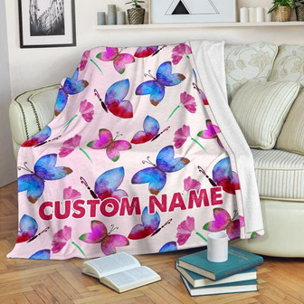 Butterfly Blanket - Butterfly Throw Blanket - Butterfly Fleece Blanket - Butterfly Adult Blanket - Butterfly Kid Blanket - Thegiftio UK