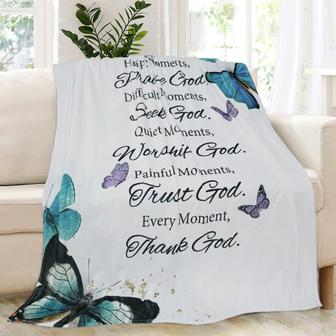 Christian Gifts for Women Inspirational Bible Verse Blanket Butterfly Blanket Religious Healing Warm Blanket Birthday Religious Gifts for Women - Thegiftio UK