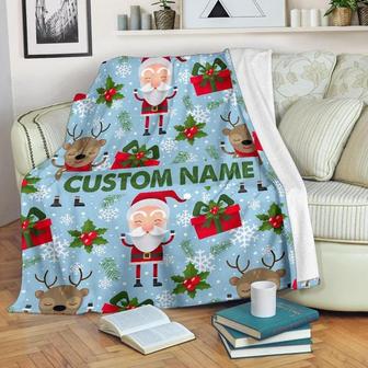 Christmas Santa Blanket - Christmas Throw Blanket - Christmas Fleece Blanket - Christmas Adult Kid Blanket - Christmas Gifts Her Him - Thegiftio UK