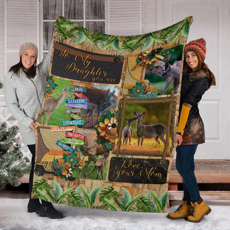 To My Daughter You Are So Important Fleece Blanket, Christmas Gift, Birthday Gift, New Year Gift, Love From Mom - Thegiftio
