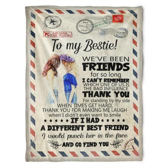 To My Friend Fleece Blanket It I Had A Different Best Friend, Gift For Bestie, Gift For Sister, Gift For Friend, - Thegiftio UK