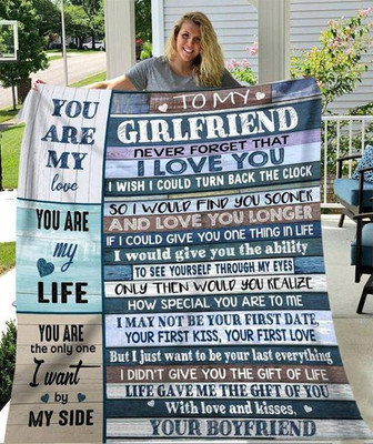 To My Girlfriend I Would Find You Sooner Fleece Blanket Gift For Family,Birthday,Girlfriend,Couple,Gift Home Decor - Thegiftio UK