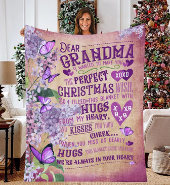 To My Grandma I Want To Make You The Fleece Blanket, Best Mother s Day Gift Ideas, Mother s Day Gift To Grandma, - Thegiftio UK