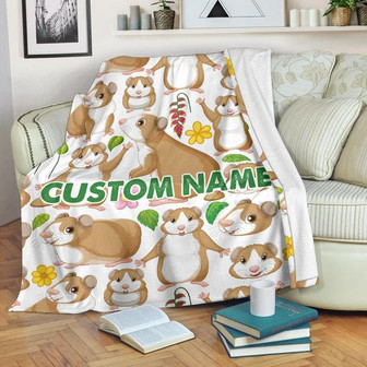 Guinea Pig Blanket - Domestic Cavy Throw Blanket - Guinea Pig Fleece Blanket - Guinea Pig Adult Kid Blanket - Domestic Cavy Gifts Her Him - Thegiftio UK