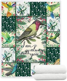 Hummingbird Blankets Soft Warm Fleece Hummingbird Throw Blankets for Kids and Adults Women and Girls - Thegiftio UK