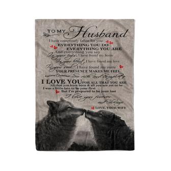 To My Husband, Everything You Do, Everything You Are And Everything You Say,Fleece Blanket,Gift For Husband Home Decor - Thegiftio UK