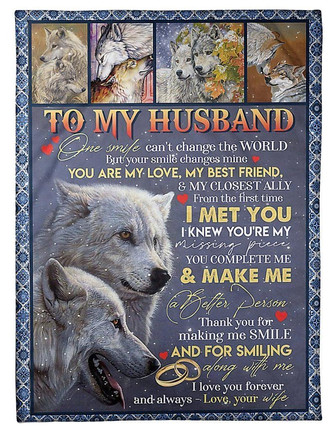 To My Husband,You Are My Love,Fleece Blanket,Gift For Husband Home Decor Bedding Couch Sofa Soft And Comfy Cozy - Thegiftio UK