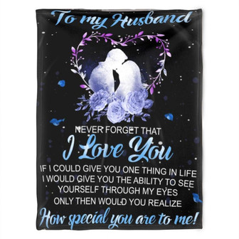 To My Husband Blanket, How Special You Are To Me. Gift For Husband Family Home Decor Bedding Couch Sofa Soft - Thegiftio UK