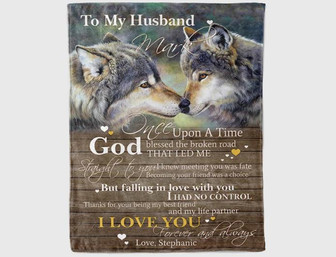 To My Husband Blanket For Husband, Gift For Husband Birthday, Family Home Decor Bedding Couch Sofa Soft and Comfy Cozy - Thegiftio UK