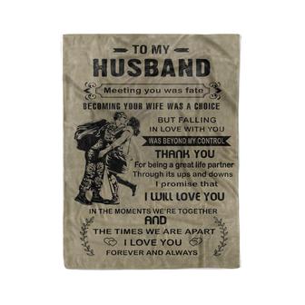 To My Husband, I Promise That I Will Love You,Soft Blanket, Fleece Blanket,Gift For Husband Home Decor Bedding Couch - Thegiftio UK