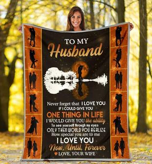 To My Husband You Are My Husband Fleece Blanket Gift For Family,Birthday,Couple,Husband Gift Home Decor and Comfy - Thegiftio UK