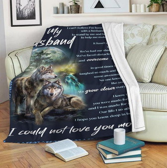 To My Husband We Grow Closer Everyday Fleece Blanket Gift For Family,Birthday,Couple,Husband Gift Home Decor and Comfy - Thegiftio UK