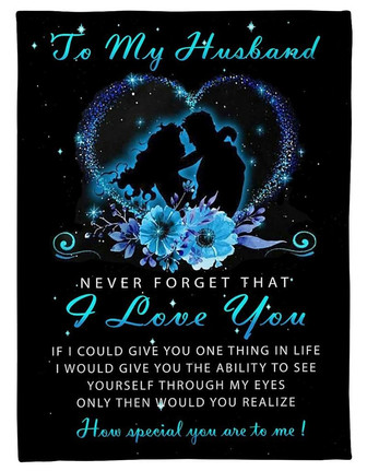 To My Husband,I Love You,Soft Blanket, Fleece Blanket,Gift For Husband For Valentine's Day Home Decor Bedding Couch - Thegiftio UK