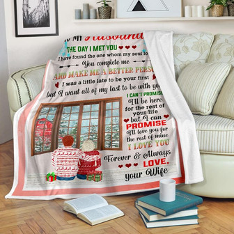 To My Husband - The Day I Met You Gift For Husband From Wife Valentine Day's Gift Birthday's Gift Home Decor - Thegiftio UK