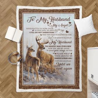To My Husband I Am Proud To Say You Are My Husband Fleece Blanket Gift For Family, Birthday, Husband, Gift For Him Gift - Thegiftio UK