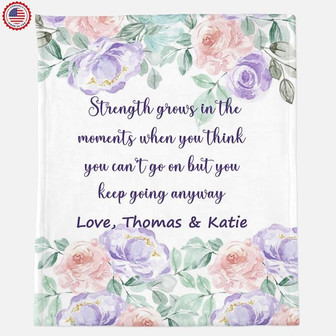Inspirational Message Blanket,Personalized Blanket,Healing Blanket,Inspirational Blankets,Positivity Gift, Customized Blanket,Christmas Gift - Thegiftio